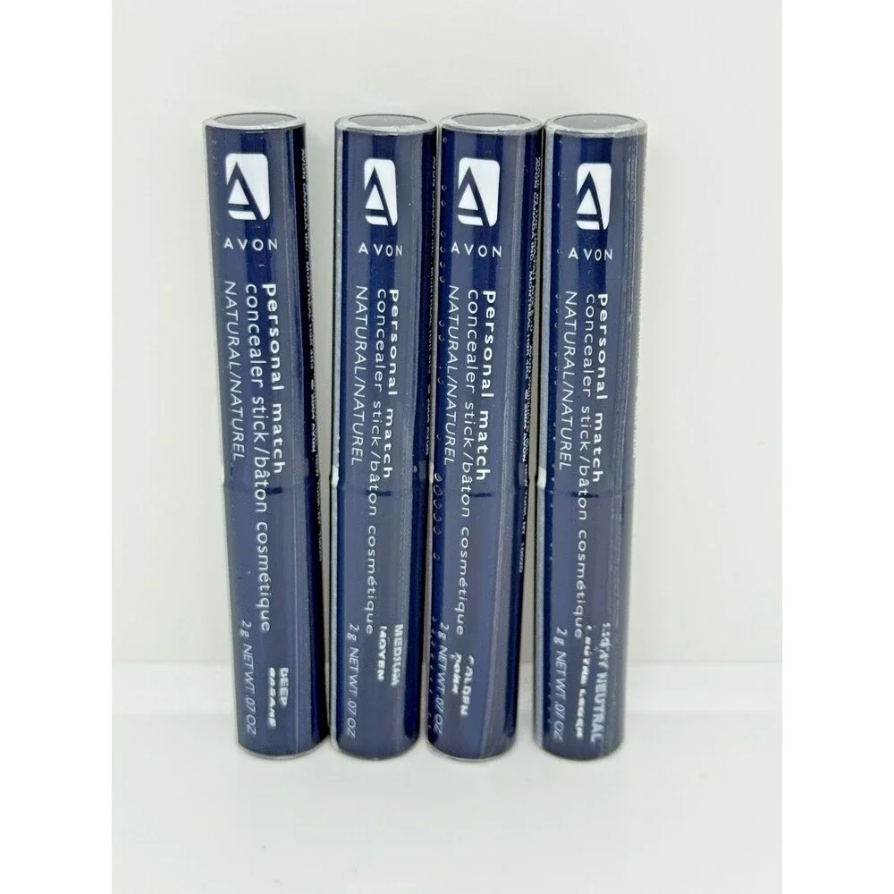 4 Avon Personal Match Concealer Stick Light Neutral Medium Deep Golden New